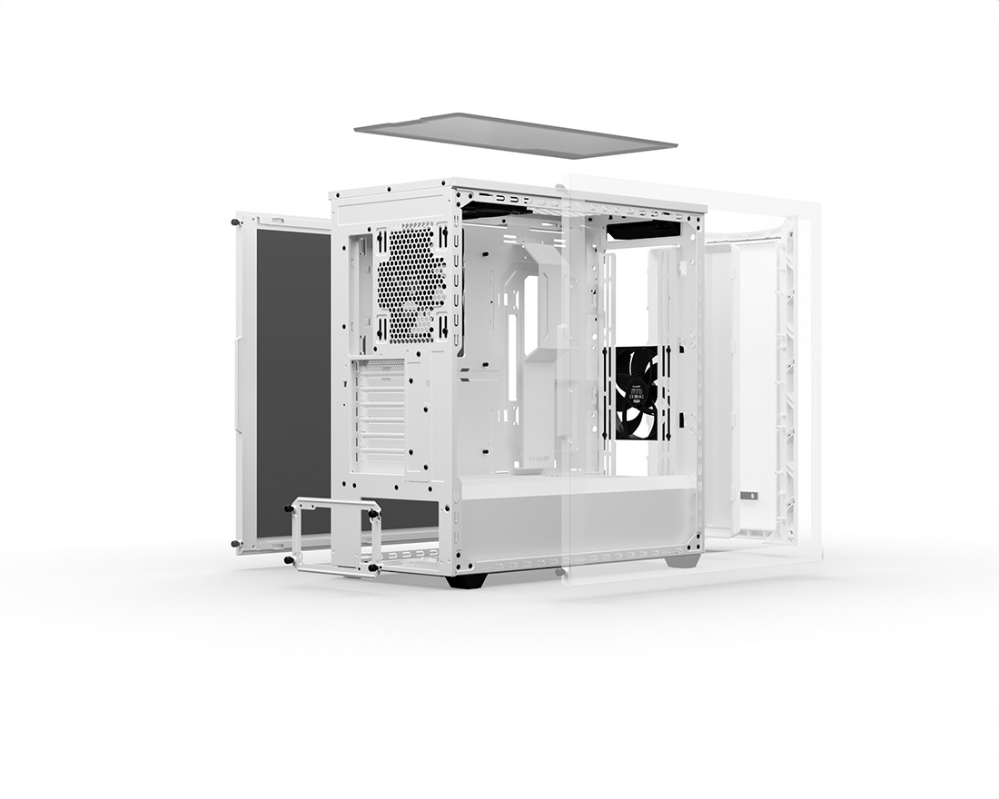 SHADOW BASE 800 DX | White silent PC cases from be quiet!